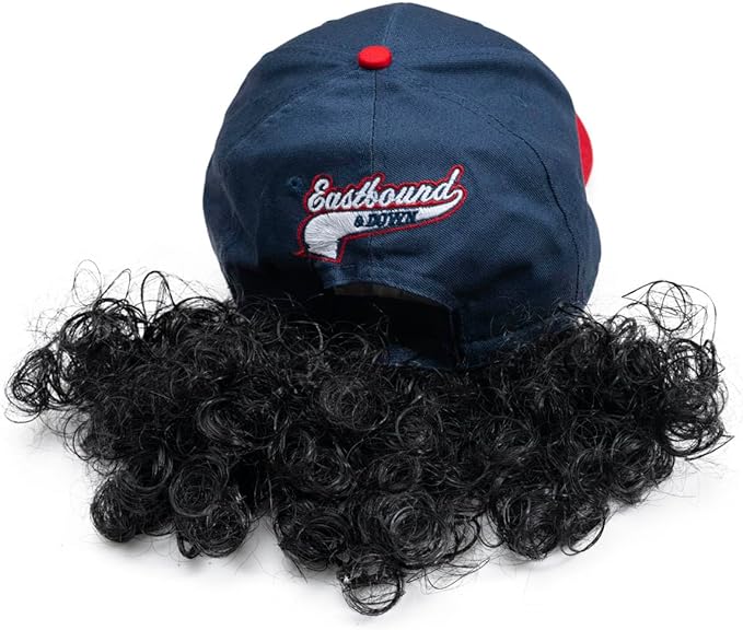 Eastbound Baseball Player 55 Replica Powers Halloween Cosplay Costume Hat/Wig Set