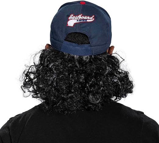 Eastbound Baseball Player 55 Replica Powers Halloween Cosplay Costume Hat/Wig Set