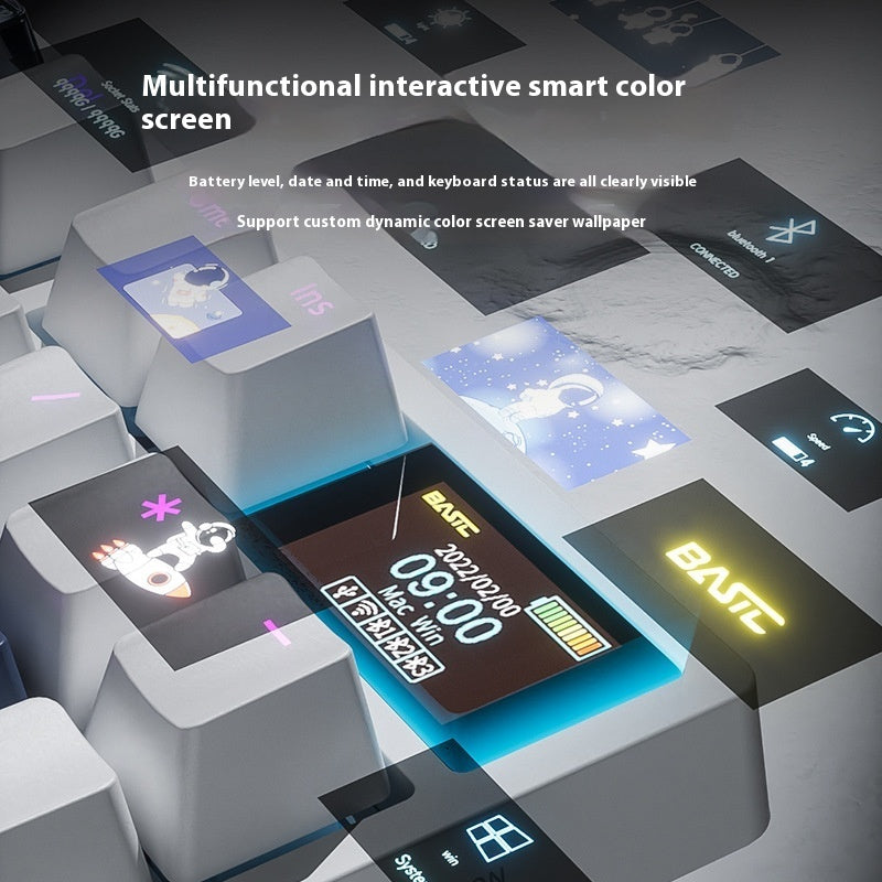 Wireless Mechanical Keyboard Three-mode Bluetooth