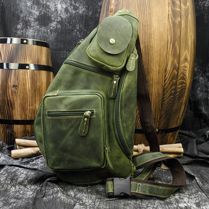 Retro Crazy Horseskin Men&