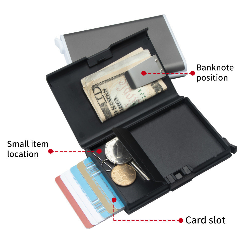 RFID Aluminum Automatic Coin &amp; Paper Money Box