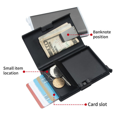 RFID Aluminum Automatic Coin &amp; Paper Money Box