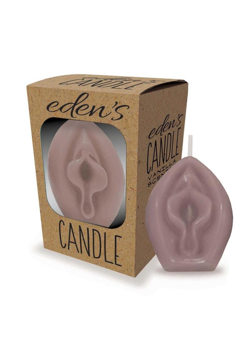 Eden’s Vanilla Scented Vagina Candle Taupe Nude Fun And Playful