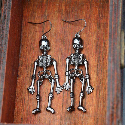Skeleton Alloy Earrings for Stylish and Unique Looks