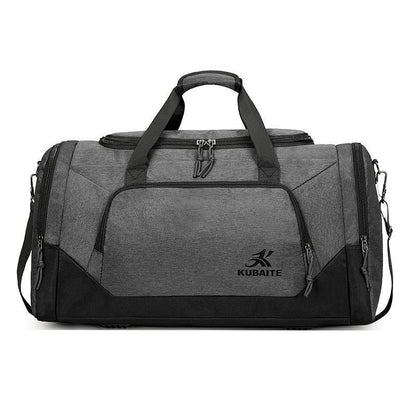 Multifunctional Solid-color Gym Bag With Large Capacity And Dry-wet Separation