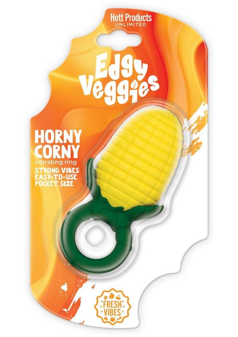 Edgy Veggies Horny Corny Vibrating Ring