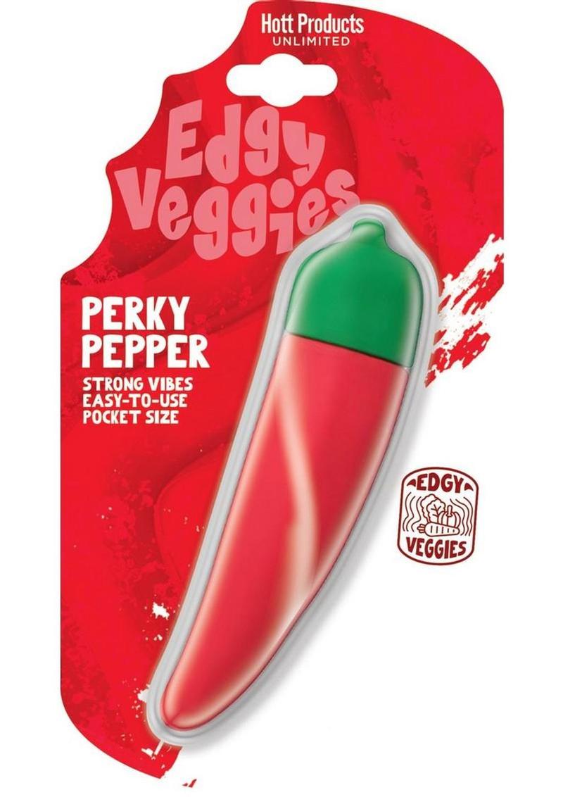 Edgy Veggies Perky Pepper Rechargeable Silicone Vibrator