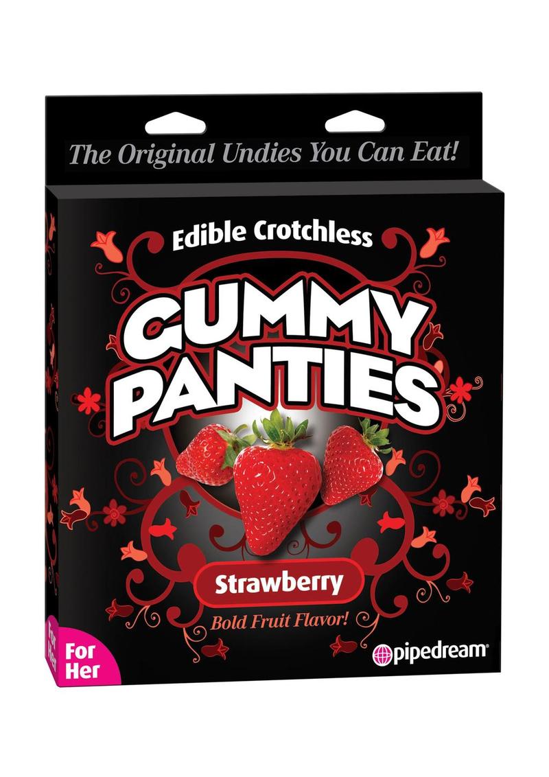 Gummy Panties Edible Crotchless Undies Strawberry