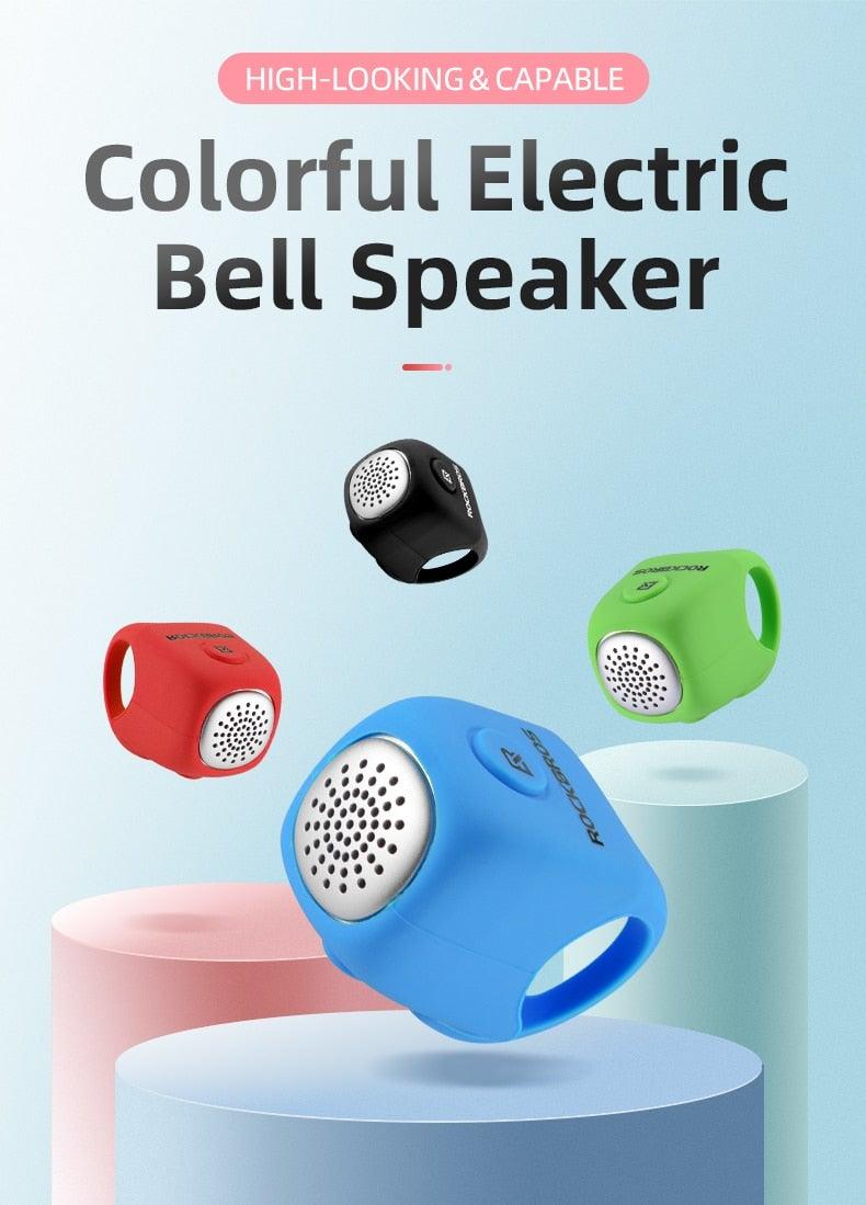Electric Cycling Bell 90 dB Horn Rainproof  Bicycle Handlebar Silica Gel Shell Ring Bike Bell Bicycle Accessories Electric Cycling Bells Water-Resistant Cycling Bells Horn Loud Bicycle Horns Bicycle Accessories