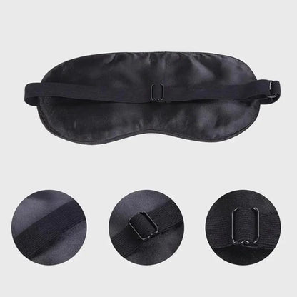 Elegant Soft Silk Eye Cover Sleeping Eye Mask Elastic Women Eye Patch Comfortable Super-Smooth Eye Mask For Sleep