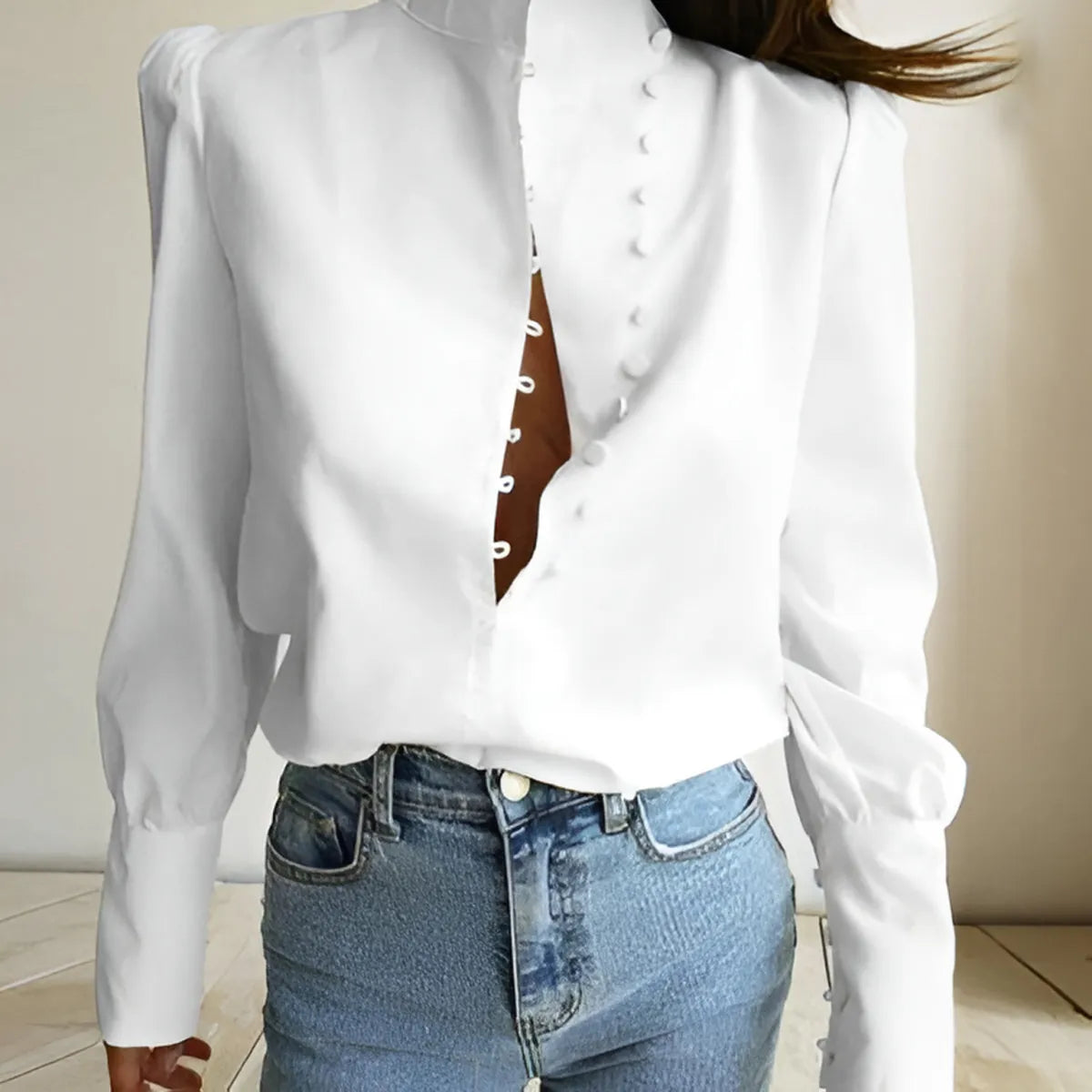Elegant Turtleneck Blouse