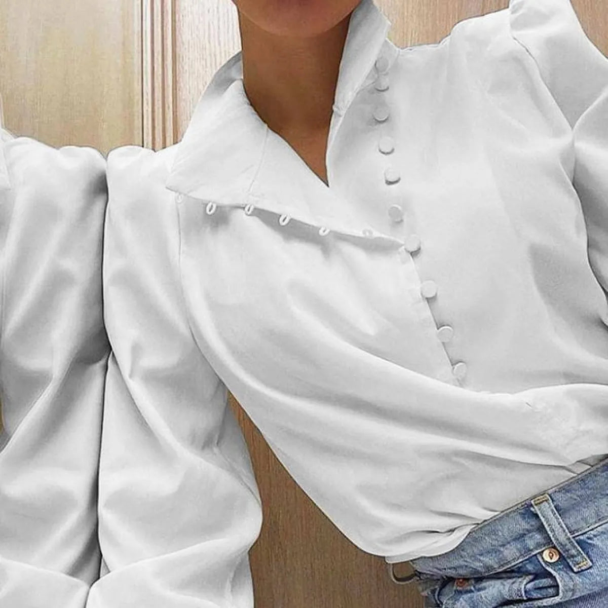 Elegant Turtleneck Blouse