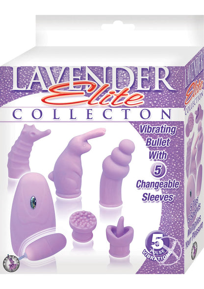 Lavender Elite Collection Vibrating Bullet Sleeves