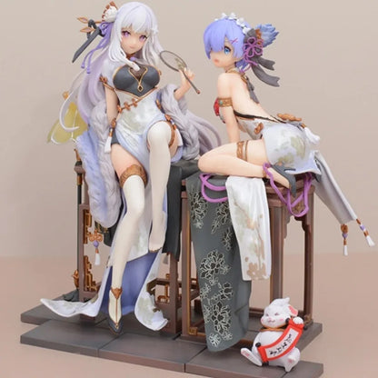 Re:Zero Rem &amp; Emilia Chinoiserie Style Figures