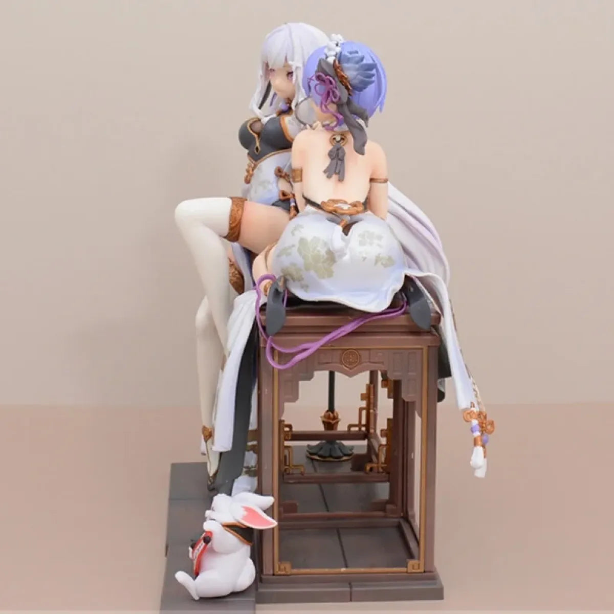 Re:Zero Rem &amp; Emilia Chinoiserie Style Figures
