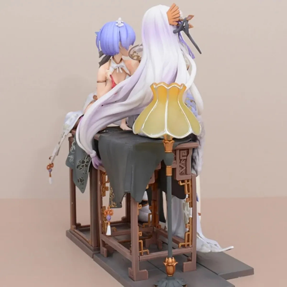 Re:Zero Rem &amp; Emilia Chinoiserie Style Figures