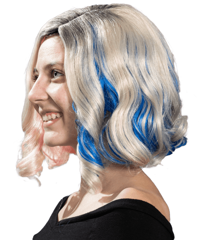Enid The Werewolf Student Short Blonde Halloween Cosplay Costume Wig