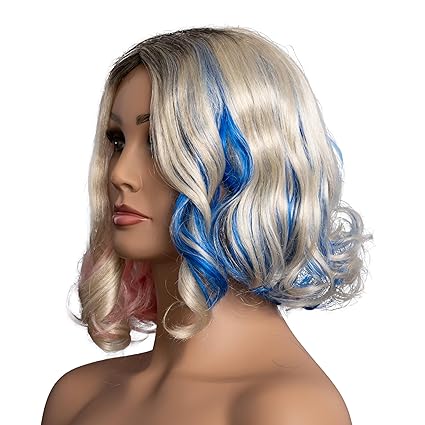 Enid The Werewolf Student Short Blonde Halloween Cosplay Costume Wig