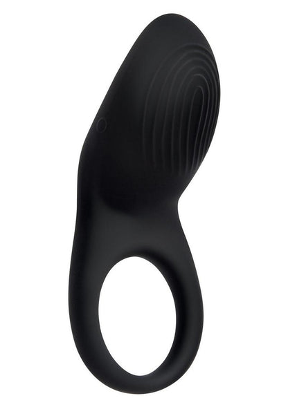 Envy Imprint Vibrating Textured Rechargeable Silicone Stamina Ring