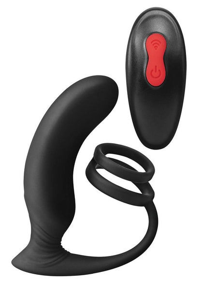 Envy Thumbs Up Remote-Controlled P-Spot Vibrator and Dual Stamina Ring