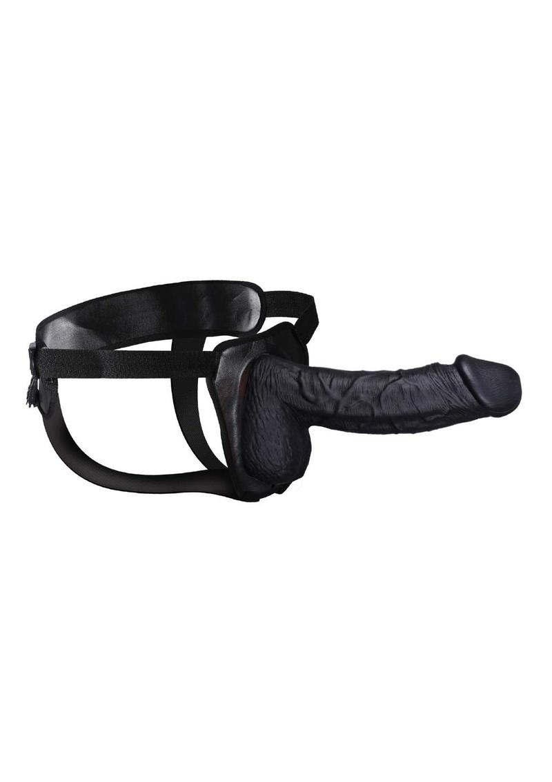 Erection Assistant Hollow Strap-On with Adjustable Harness