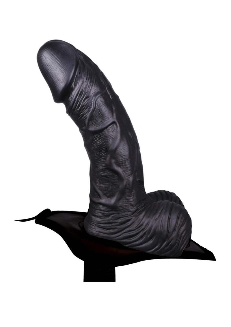 Erection Assistant Hollow Strap-On with Adjustable Harness