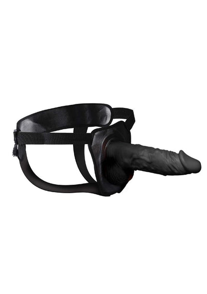 Erection Assistant Hollow Strap-On with Adjustable Harness