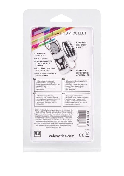 Calexotics Gold Power Bullet with Wired Remote Control