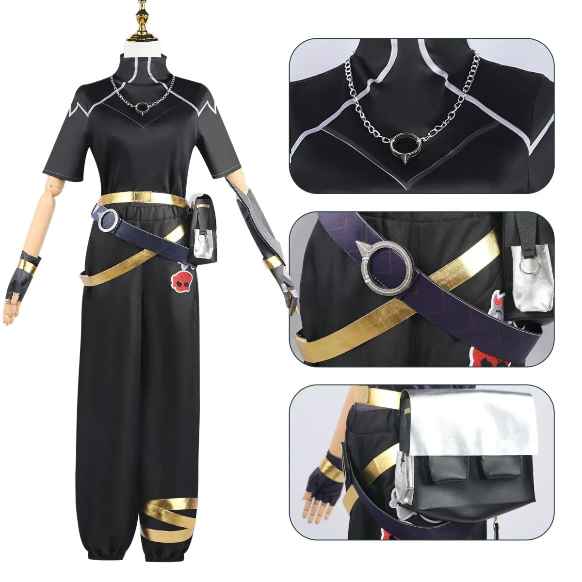 Ezreal Cosplay Costume – League of Legends Outfit with Wig &amp; Props