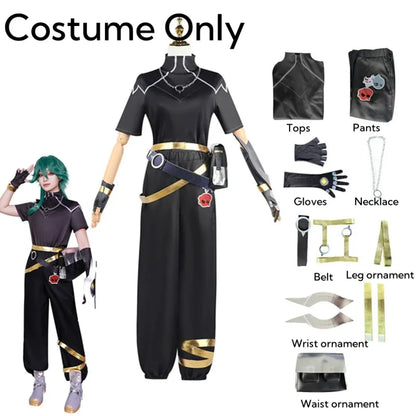 Ezreal Cosplay Costume – League of Legends Outfit with Wig &amp; Props