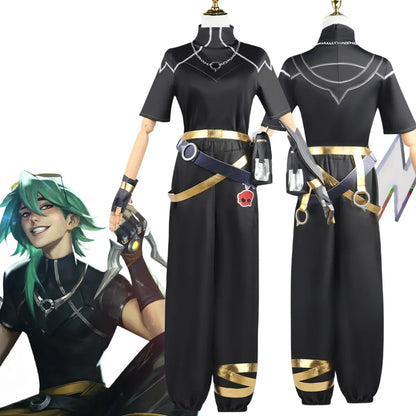 Ezreal Cosplay Costume – League of Legends Outfit with Wig &amp; Props