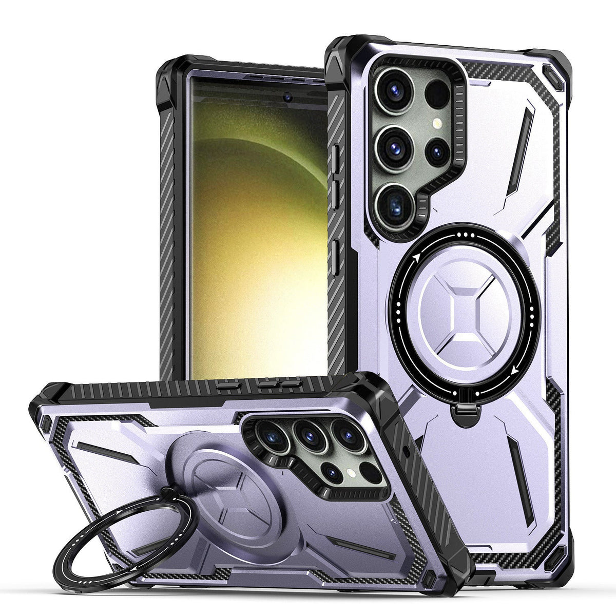 Phone Case Ring Magnetic Drop Resistant Protective Cover
