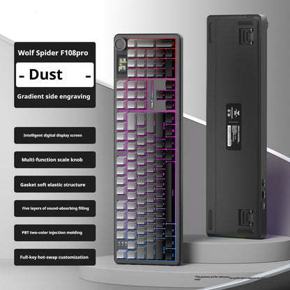 Tarantula F108pro Wireless Bluetooth Three-model Customized Mechanical Keyboard