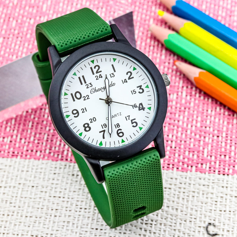 Luminous Needle Waterproof Transparent Digital Electronic Watch