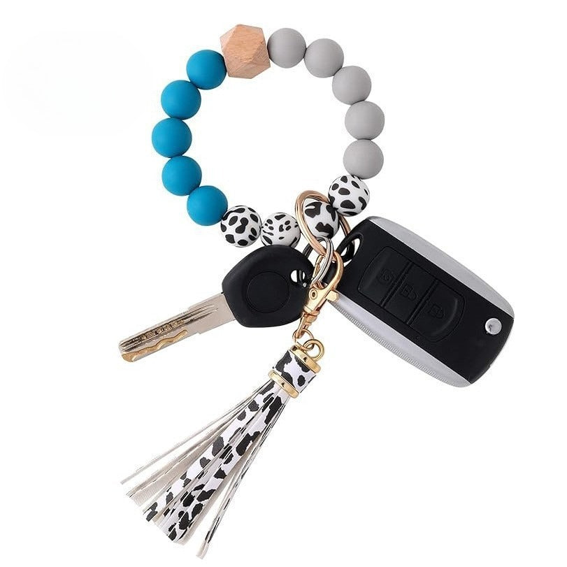 PU Tassel Keychain Women&