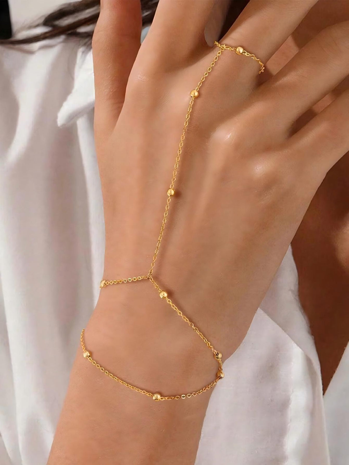 New Stylish Ring Bracelet With A Light-luxury High-end Vibe