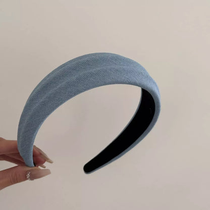 Denim Padded Wide Headband