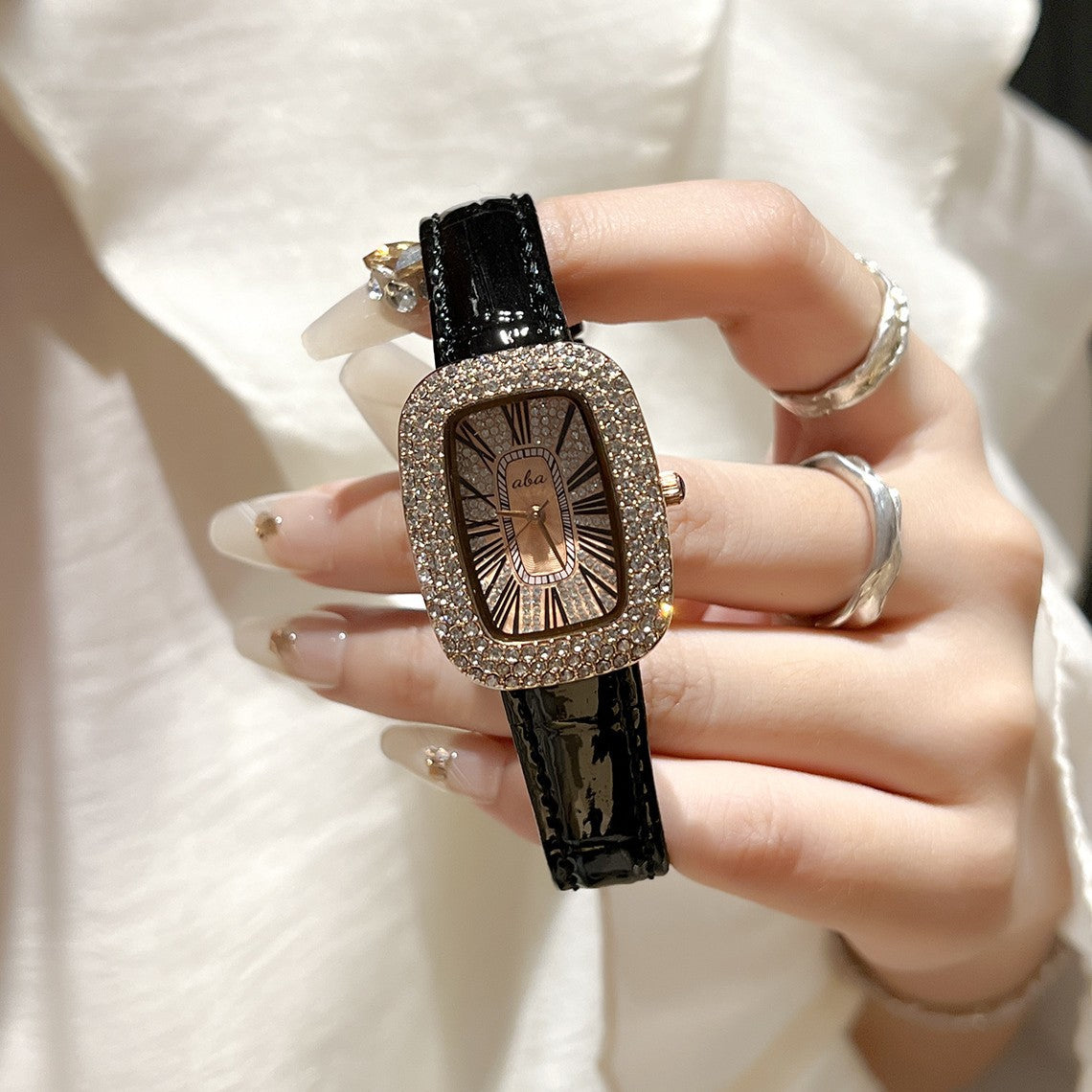 Full Diamond Waterproof Quartz Watch