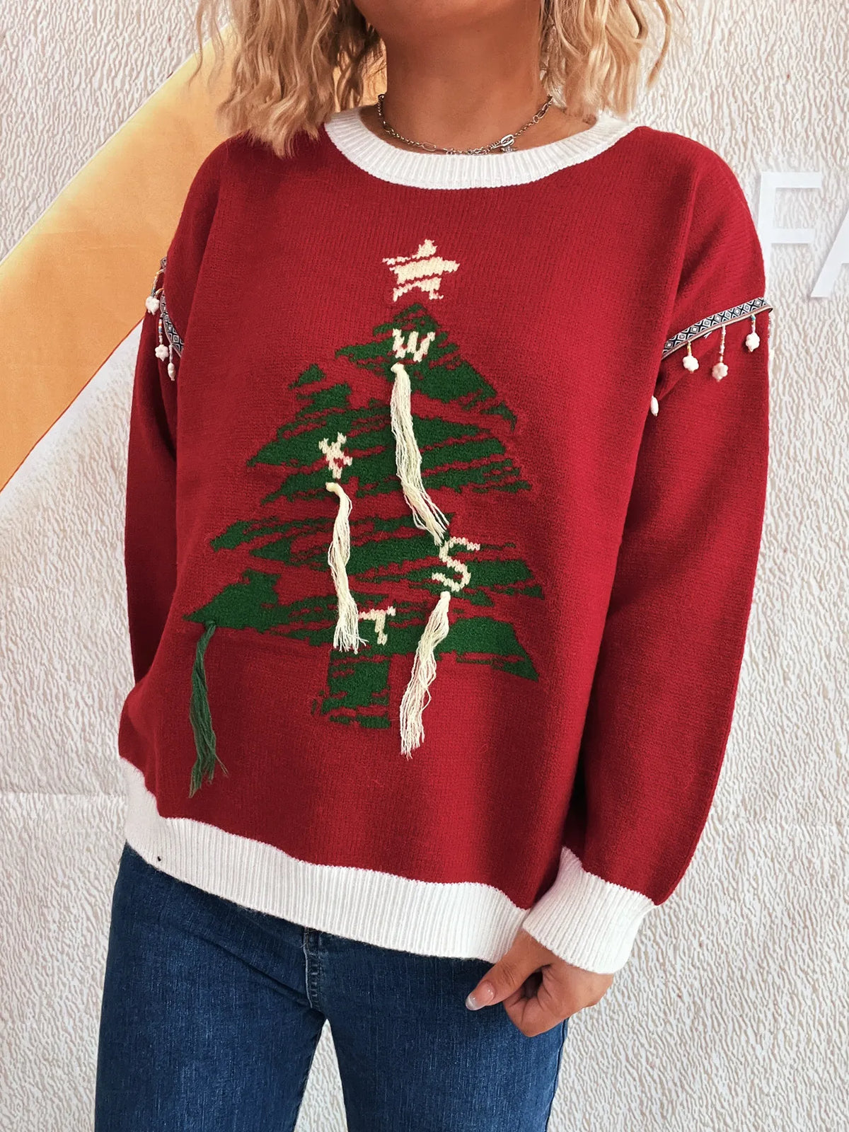 Christmas Tree Long Sleeve Sweater