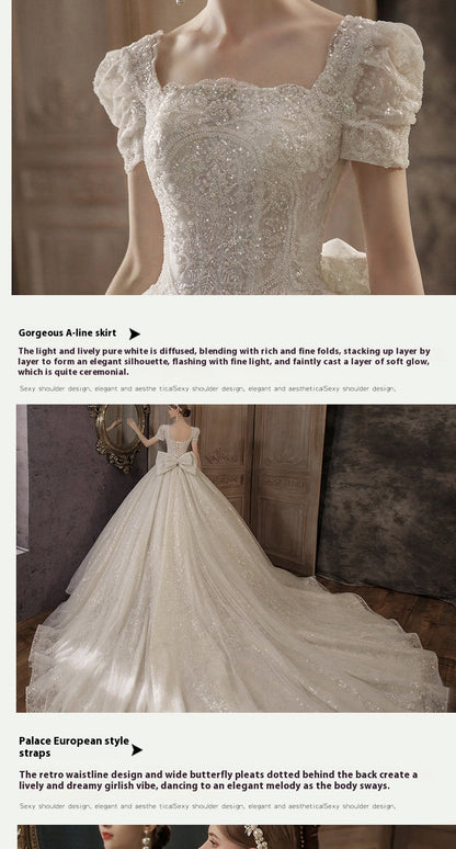 Temperament Bride Retro Super Fairy Mori Style Dream Wedding