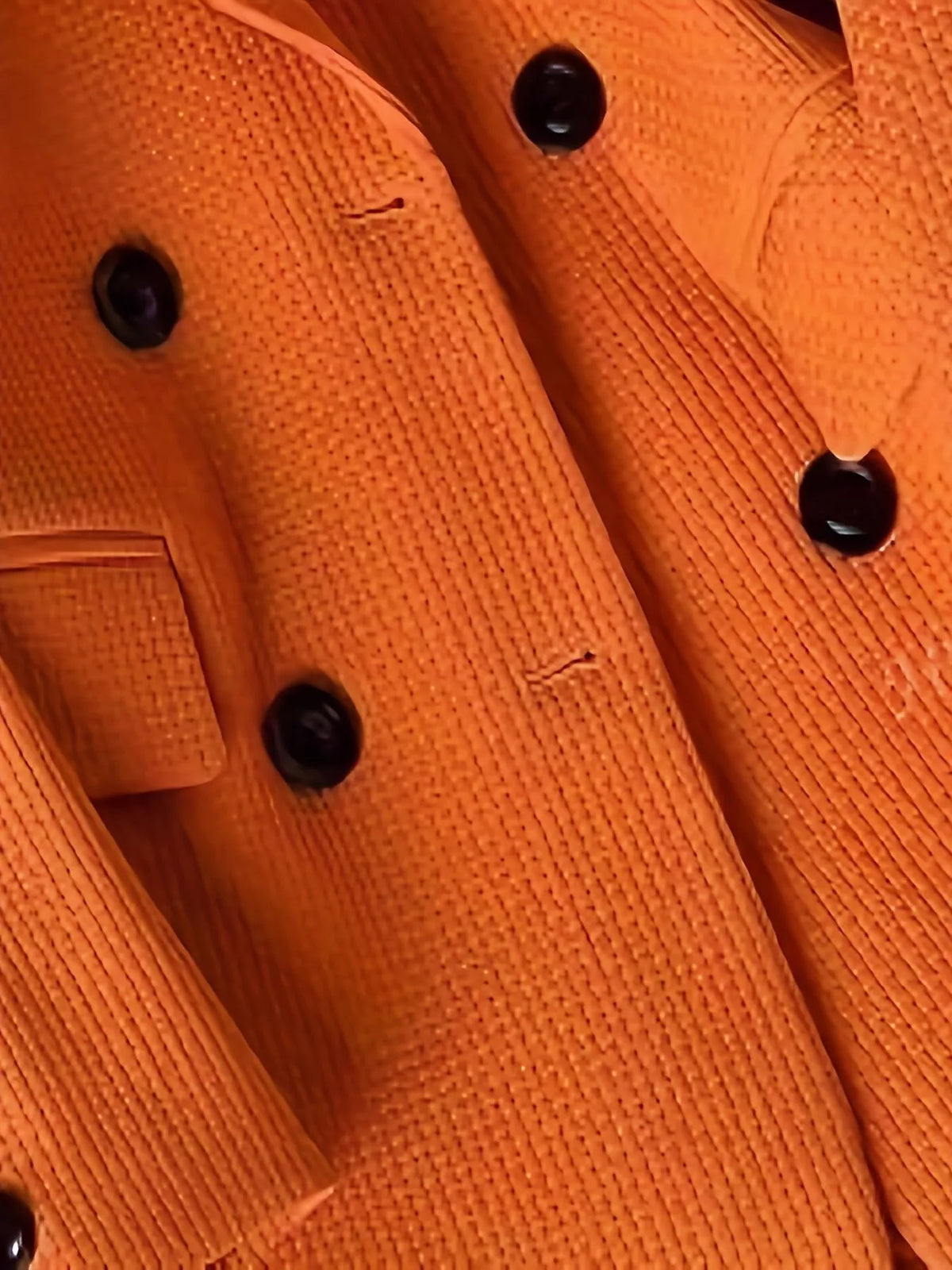 Double-Breasted Textured Blazer
