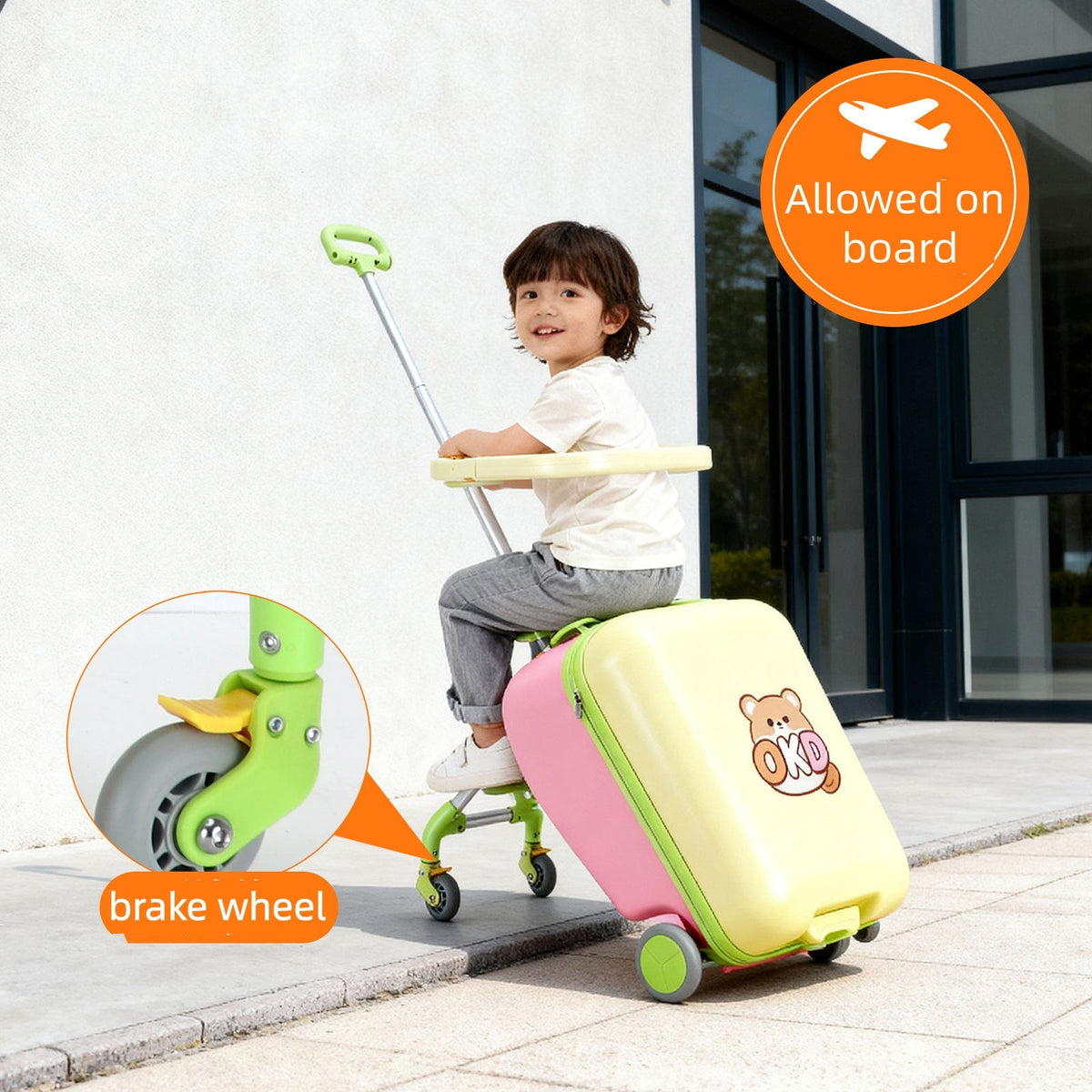 20 Inch Detachable Suitcase, Children&