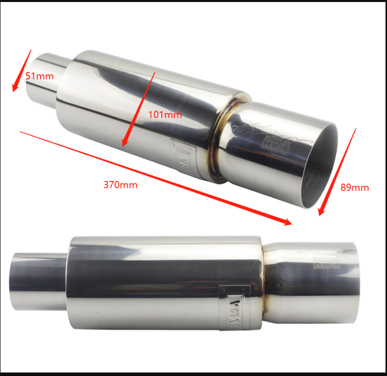 Applicable Car Exhaust Pipe Modification Sound Wave Straight Row