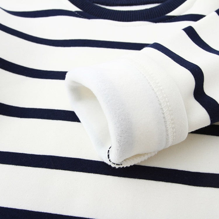 Striped Black And White Pullover Children&