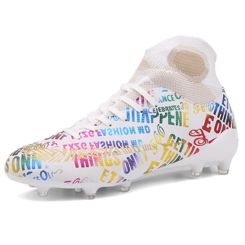 Soccer Shoes Fashion Breathable Broken Nail Soccer Shoes Men&
