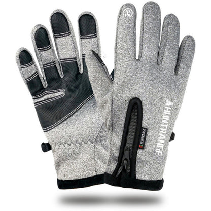 USB-heated Cycling For Men And Womenwinter Windproof And Cold-weather Gloves