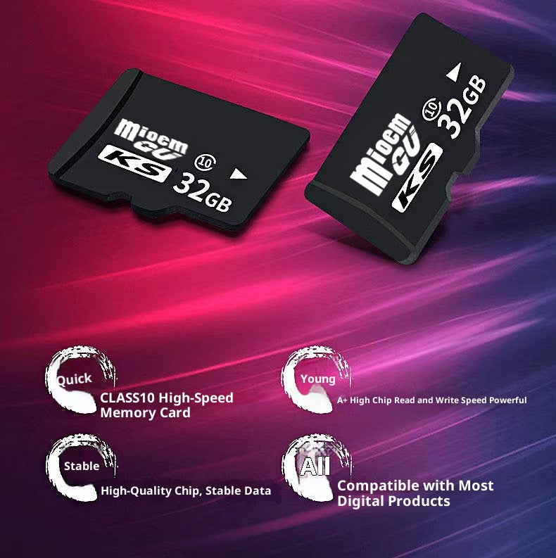 TF Card 32G Mobile Phone Camera 6 Monitoring Driving Recorder Memory Card