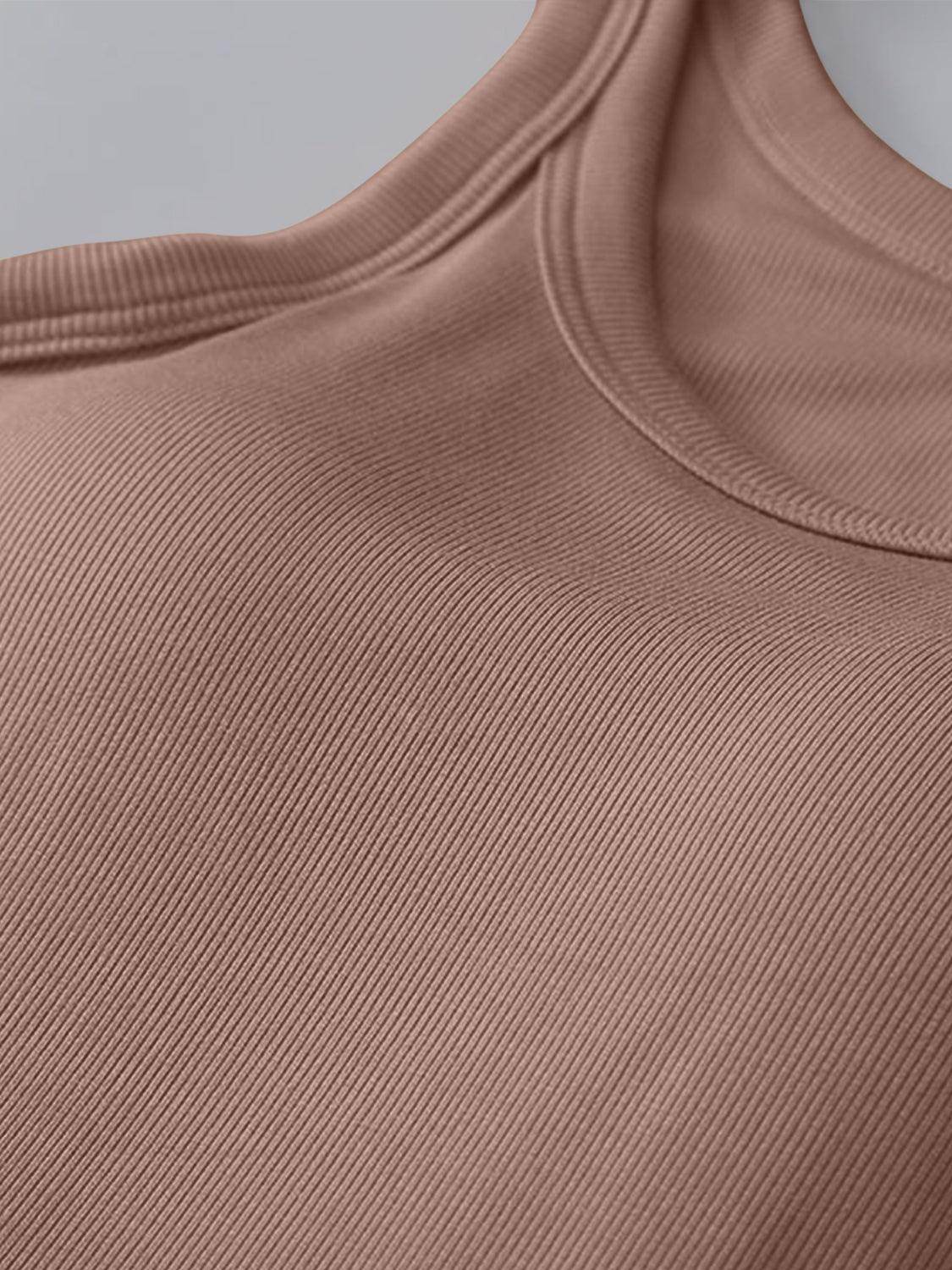 Round Neck Tank with Bra for Everyday Comfort Wear