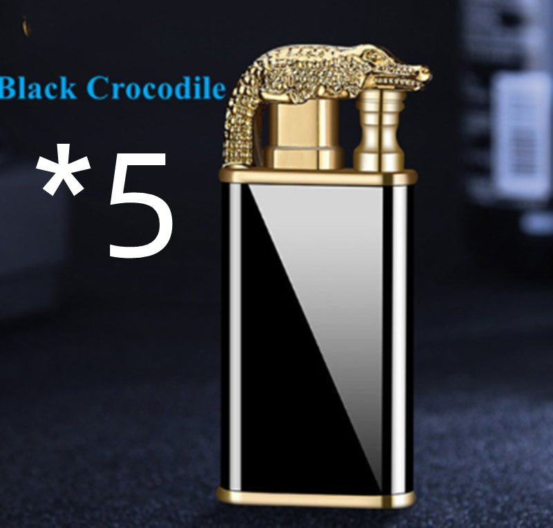 Blue Flame Double Fire Metal Lighter
