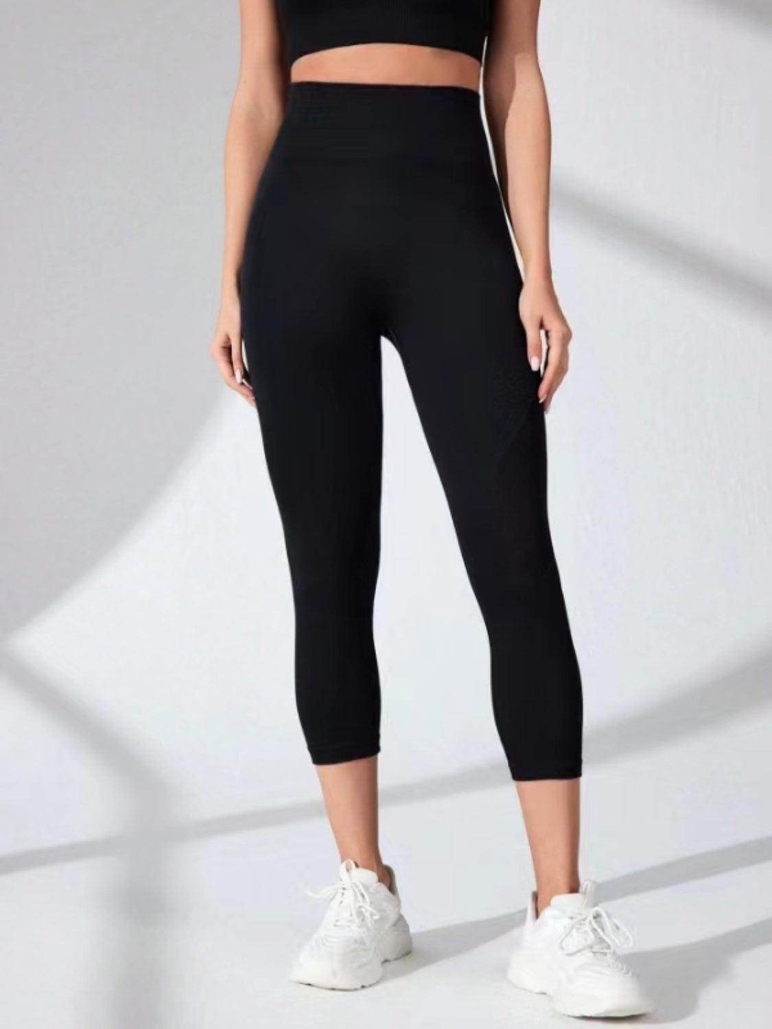 High Waist Cropped Active Leggings for Ultimate Comfort